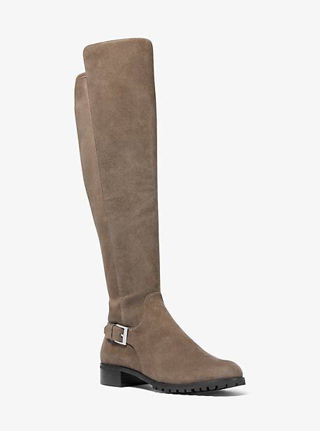 michael kors branson boot|Branson Stretch Suede Boot .